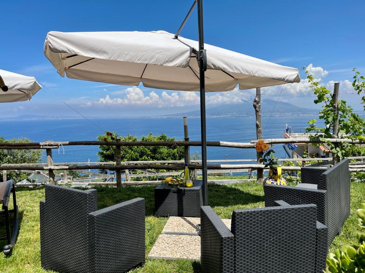 维克艾库塞La Badia Montechiaro - Breathtaking View Of Sorrento Coast别墅 外观 照片